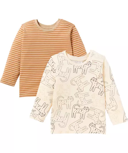 Gemusterte Langarmshirts