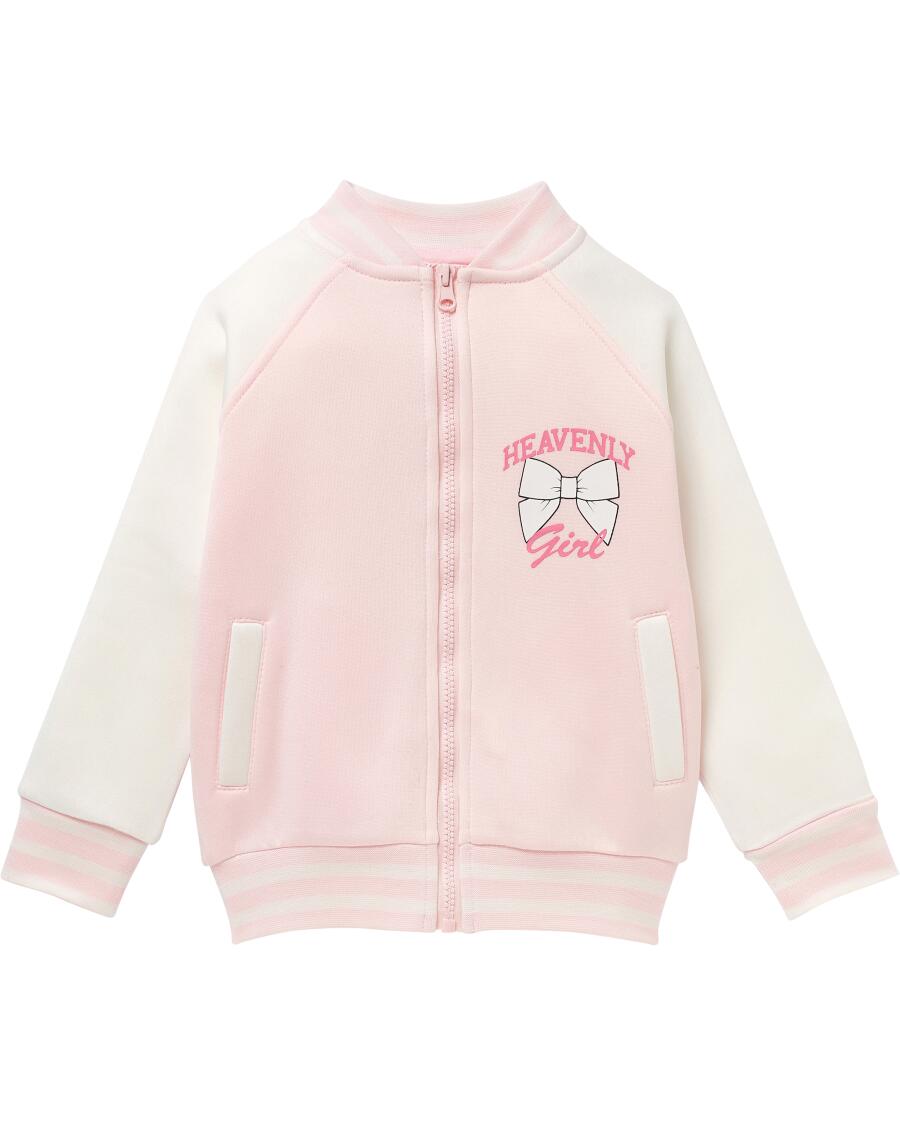 Collegejacke mit Taschen rosa
