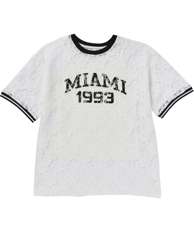 T-Shirt aus Spitze