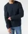 Sweter ciemnoniebieski melanż