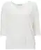 Shirt in Crinkle-Optik offwhite