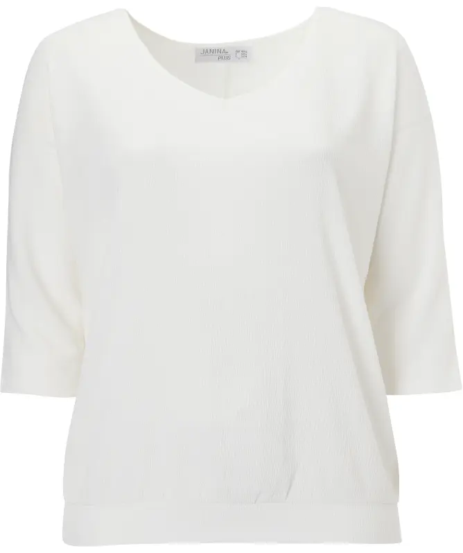 Shirt in Crinkle-Optik