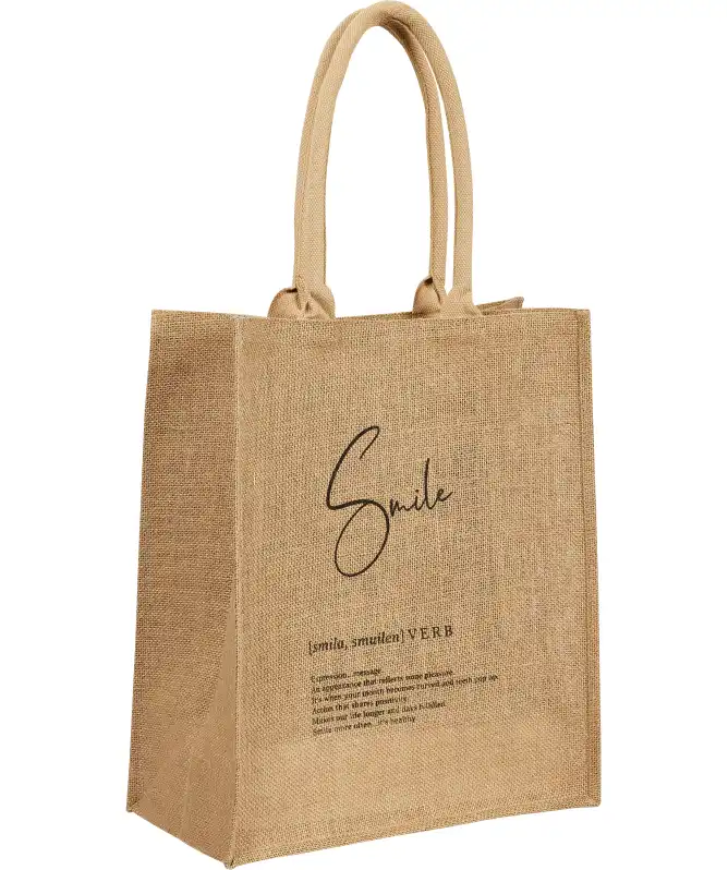 Jutebeutel mit Print