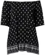 Shirt mit Carmen-Ausschnitt