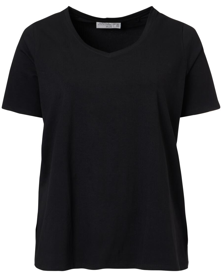 Schlichtes T-Shirt schwarz