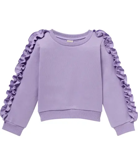 Sweatshirt mit Rüschen