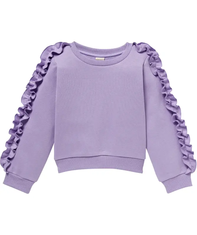 Sweatshirt mit Rüschen