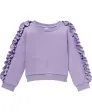 Sweatshirt mit Rüschen