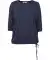 Shirt mit Schnürung dunkelblau
