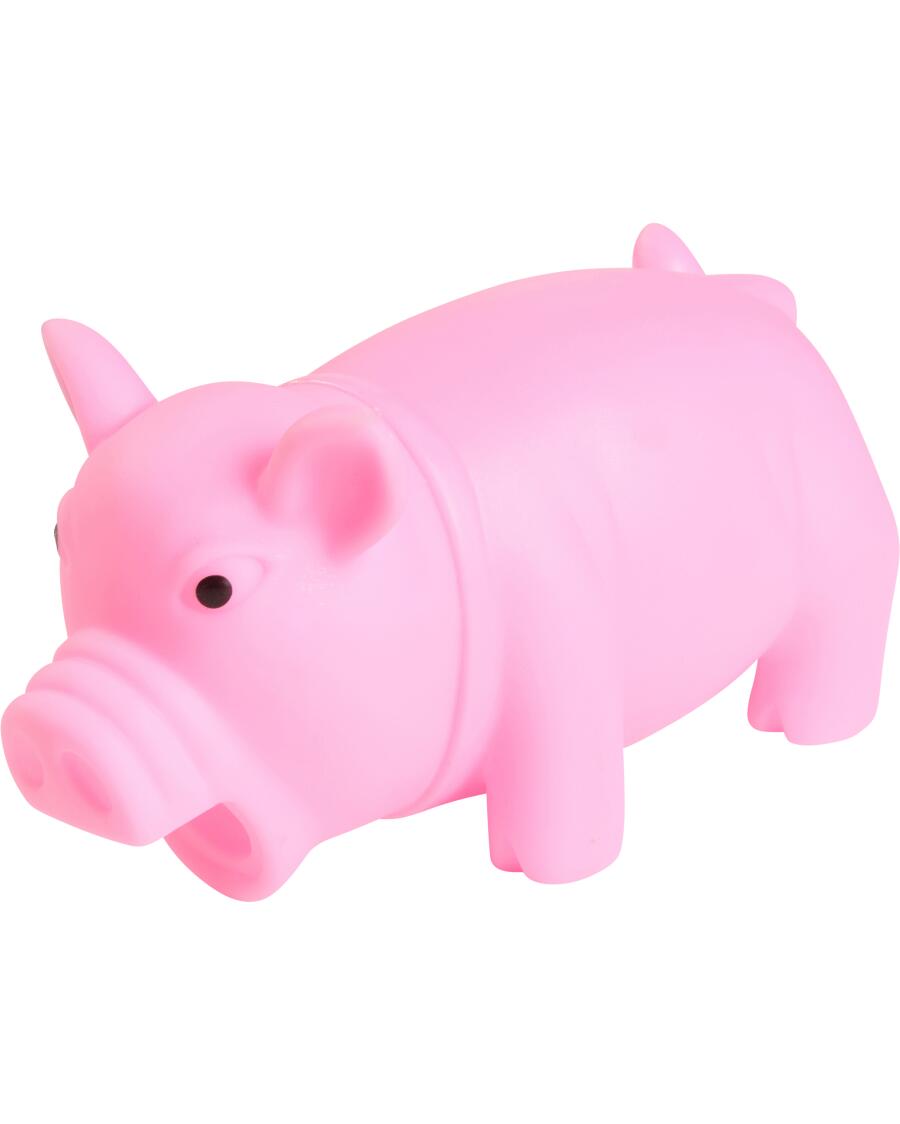 Hondenspeeltje varken neon pink