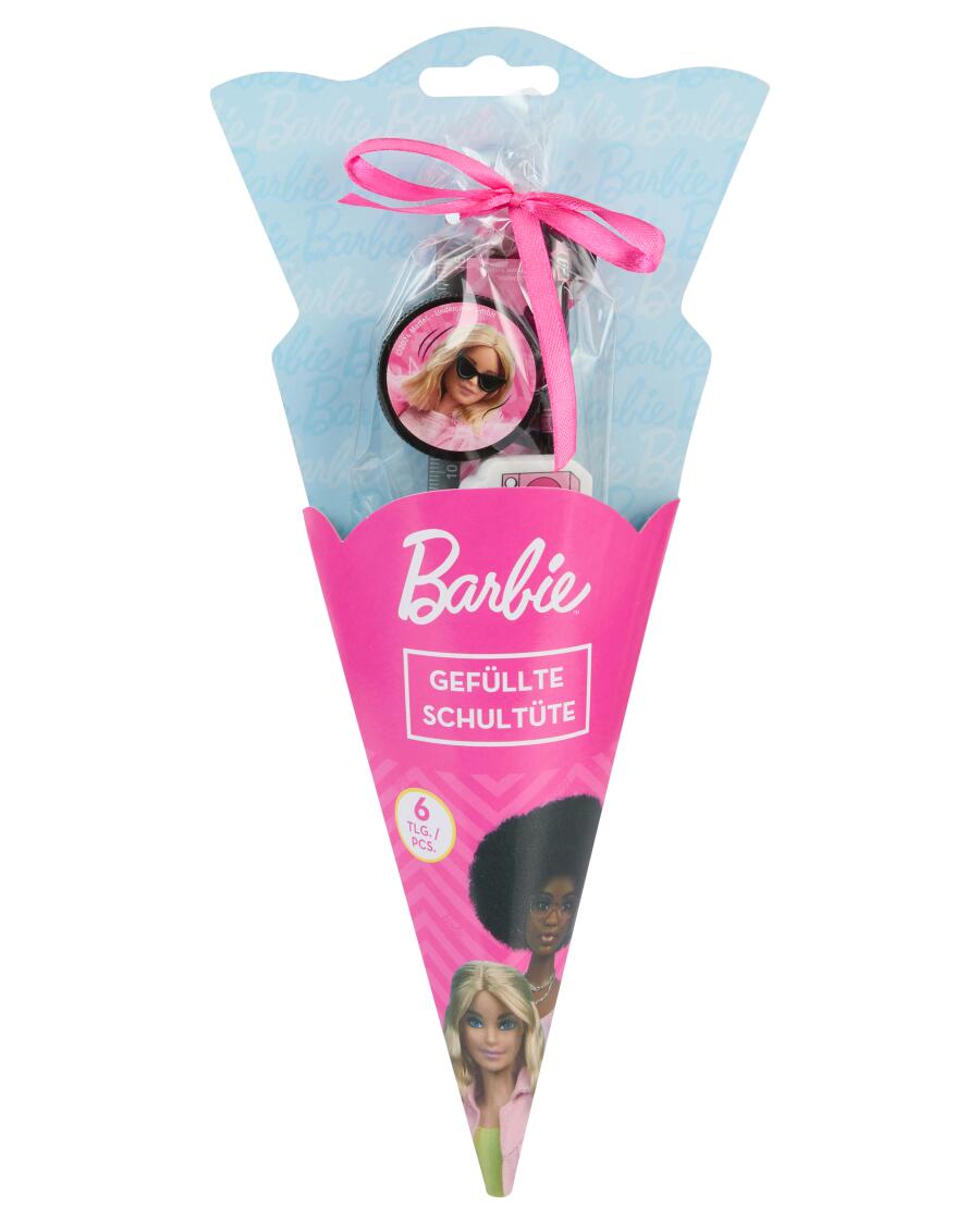 Gefüllte Lizenz-Schultüte pink