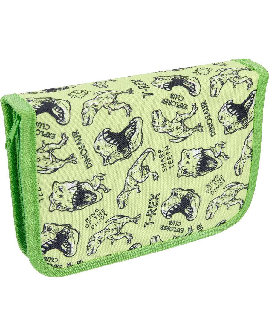 Etui met uitklapbare vakken groen