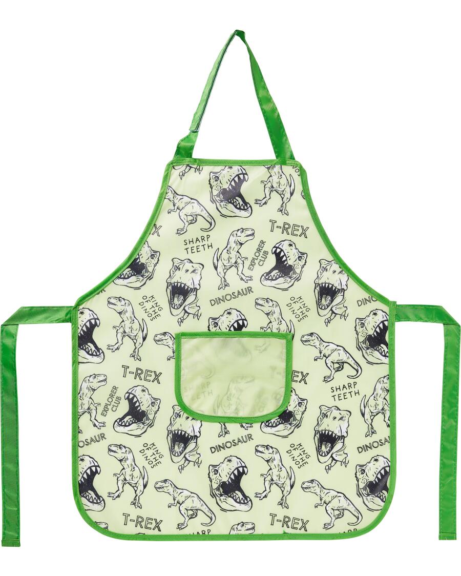 Kinder-Malschürze mit Tasche grün