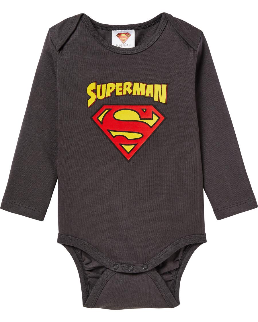 Superman romper antraciet