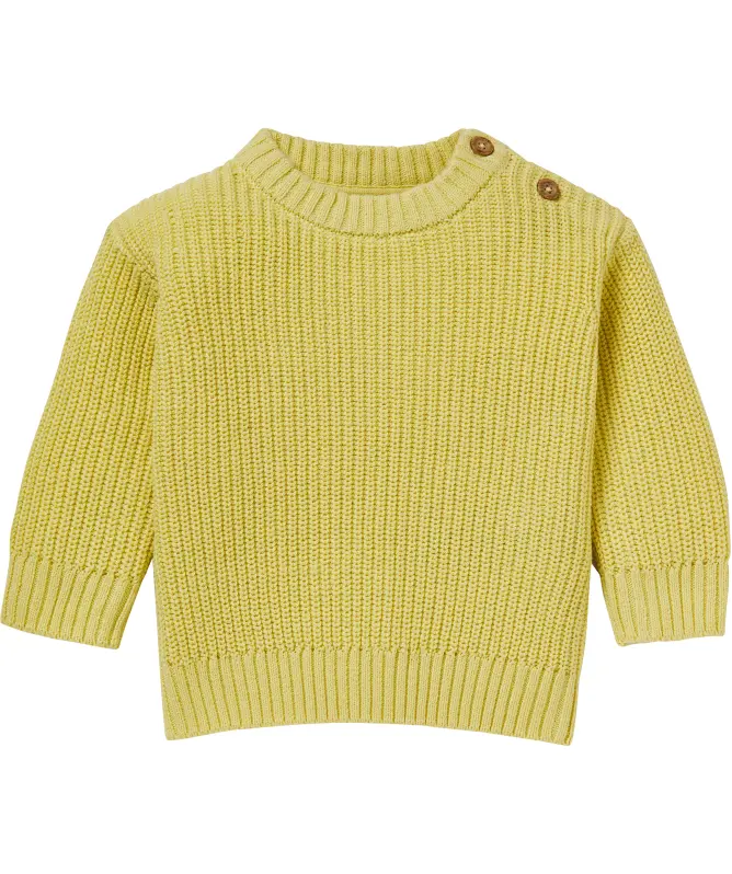 Pletený pulovr s knoflíky