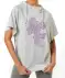 Sport-Shirt mit Print hellgrau melange