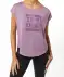 Koszulka sportowa jasnoliliowy melanż