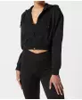 Sport-Sweatjacke cropped