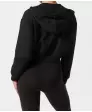 Sport-Sweatjacke cropped