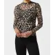 Mesh Langarmshirt