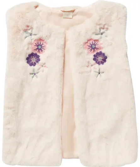 Gilet van imitatiebont