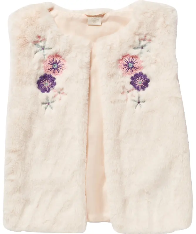 Gilet van imitatiebont