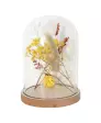 Deko-Glocke mit Trockenblumen