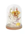 Deko-Glocke mit Trockenblumen