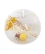 Teelichthalter mit Trockenblumen