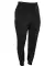 Joggingbroek met geribbelde manchetten zwart