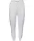 Joggingbroek met geribbelde manchetten grijs gemeleerd