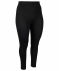Einfarbige Leggings schwarz