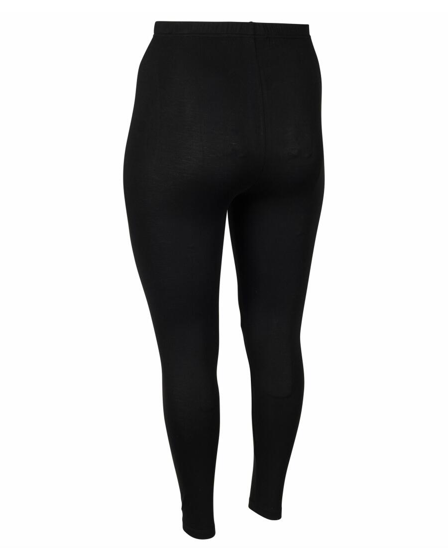 Jednokolorowe legginsy Janina Plus, szczupły krój