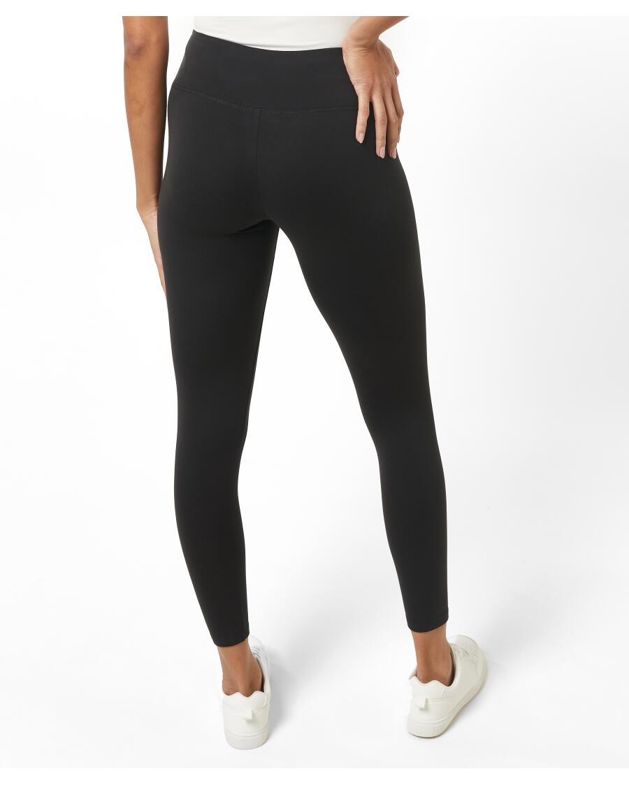 Legginsy ze stretchem Janina, szeroki ściągacz w pasie