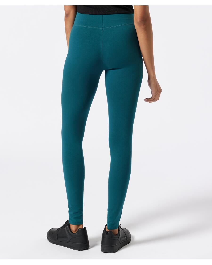 Legginsy Janina, szeroki ściągacz w pasie
