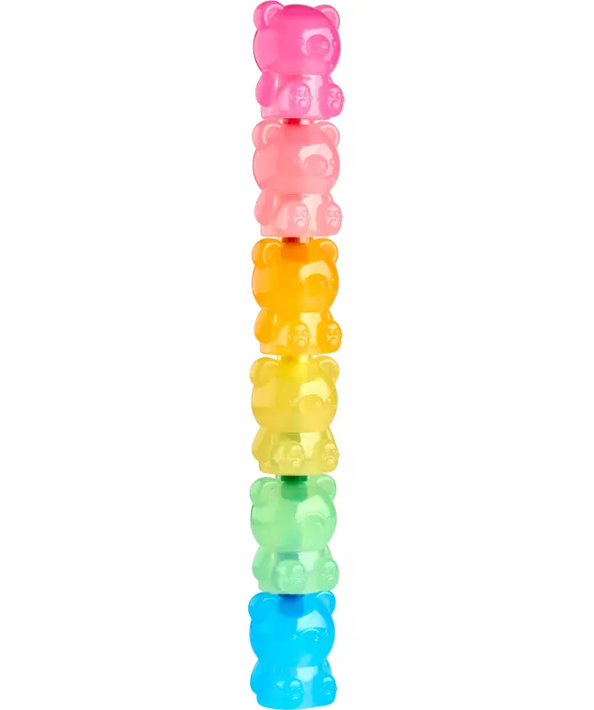 Stapelbare mini markeerstift Teddy