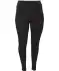 Einfarbige Leggings schwarz