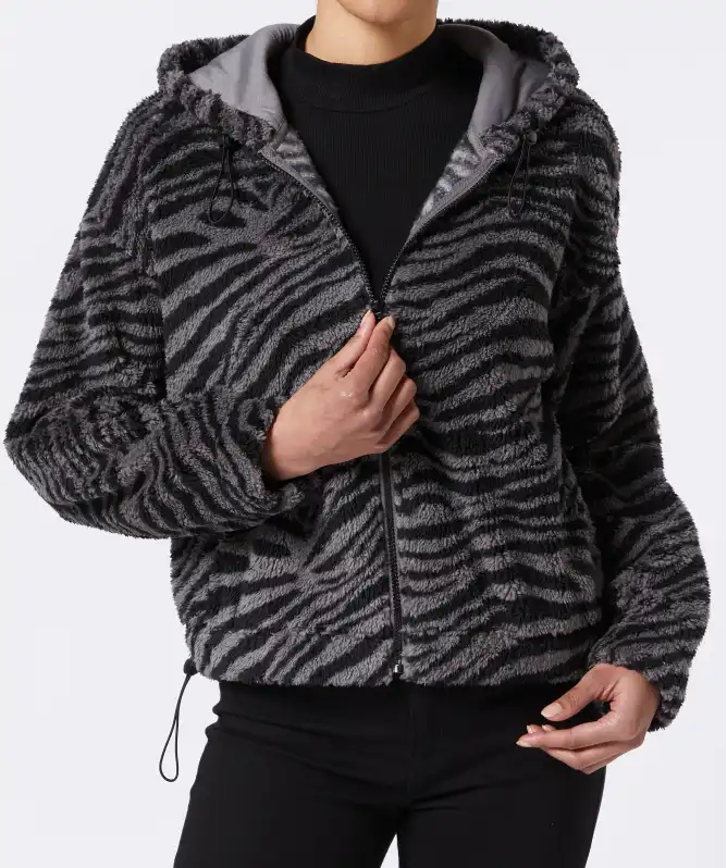 Fleecejacke Zebra