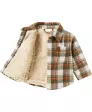 Flanelljacke mit Teddyfutter