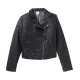 Schwarze Bikerjacke