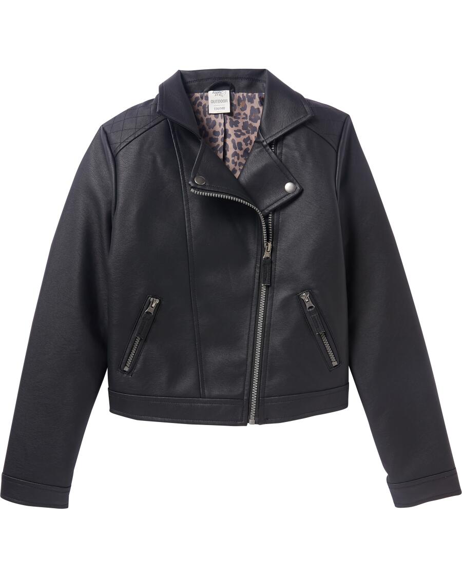 Schwarze Bikerjacke schwarz