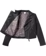 Schwarze Bikerjacke