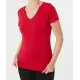 T-Shirt mit V-Ausschnitt
