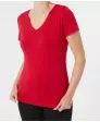 T-Shirt mit V-Ausschnitt