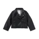 Schwarze Bikerjacke