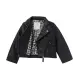 Schwarze Bikerjacke