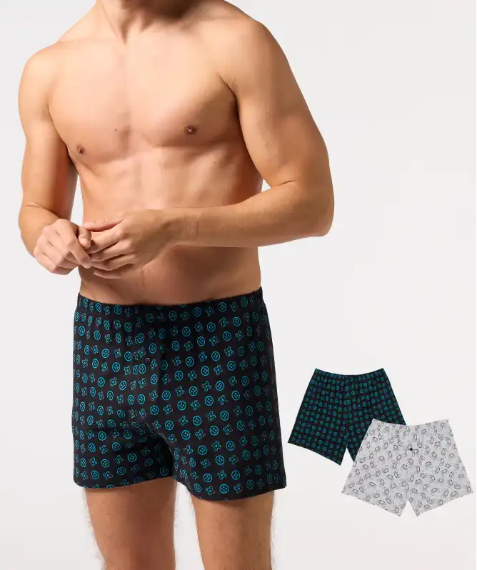 Boxershorts mit Allover-Print
