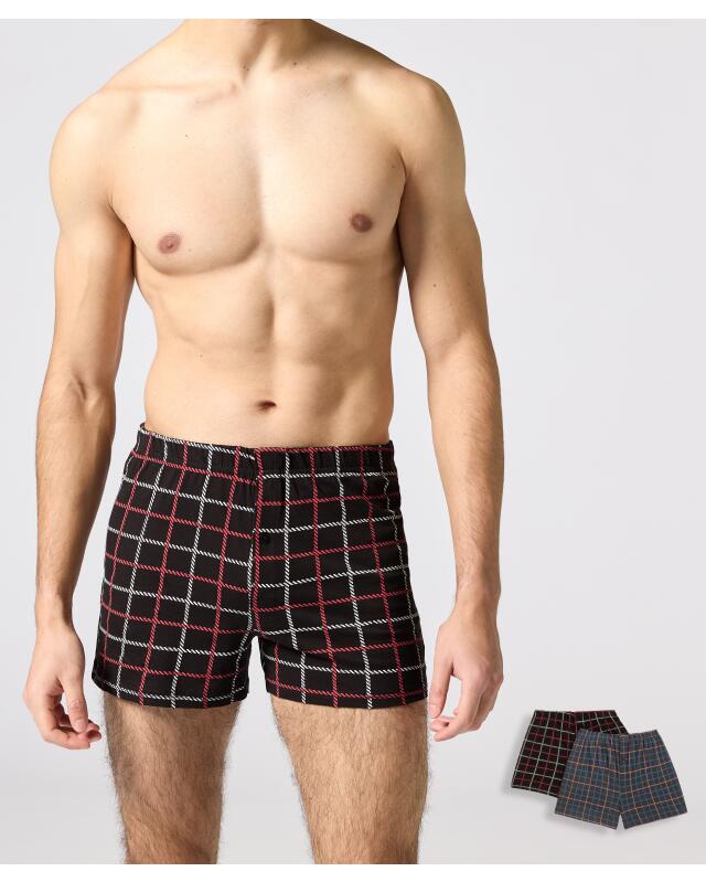 Boxers homme, rouge — KiK, produit allemand authentique au Maroc