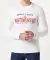 Langarmshirt mit Frontprint weiß