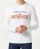 Langarmshirt mit Frontprint weiß